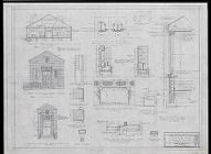 Architectural Drawing of Exterior Details for Classrooms and Cafeteria 